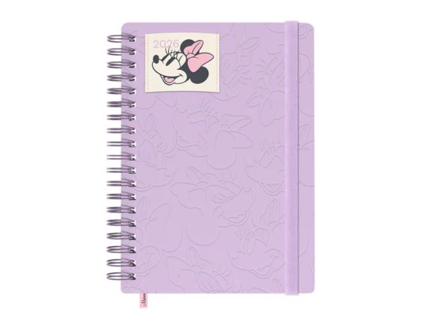 Agenda Mooving 2026 diaria Minnie Mouse