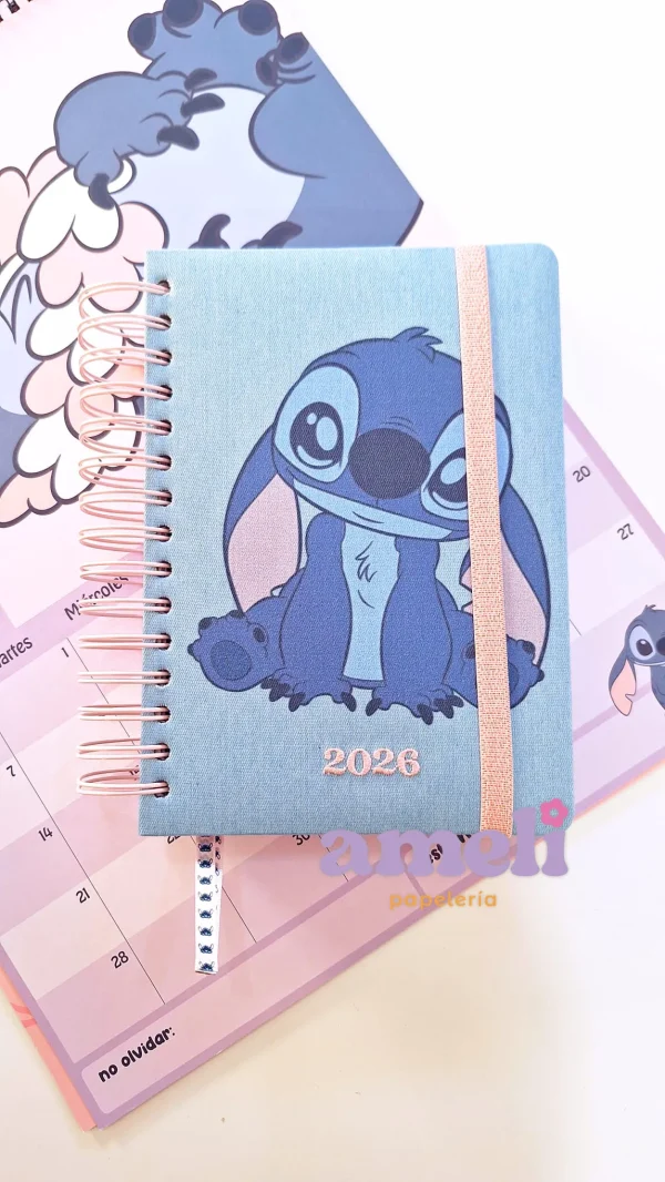 Agenda Mooving 2026 diaria Stitch