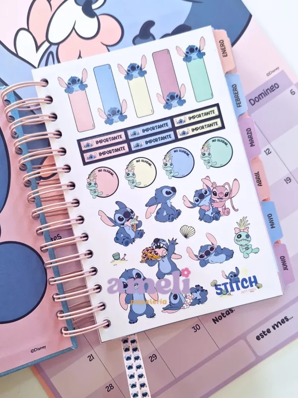 Agenda Mooving 2026 diaria Stitch - Imagen 3