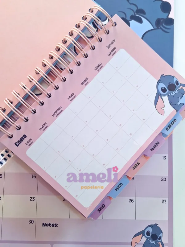 Agenda Mooving 2026 diaria Stitch - Imagen 7