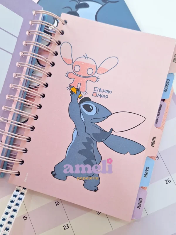 Agenda Mooving 2026 diaria Stitch - Imagen 14