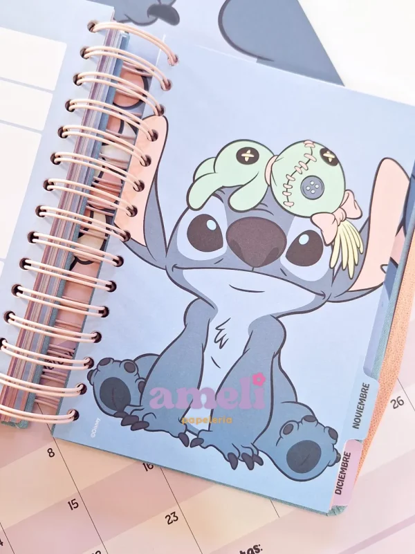 Agenda Mooving 2026 diaria Stitch - Imagen 11