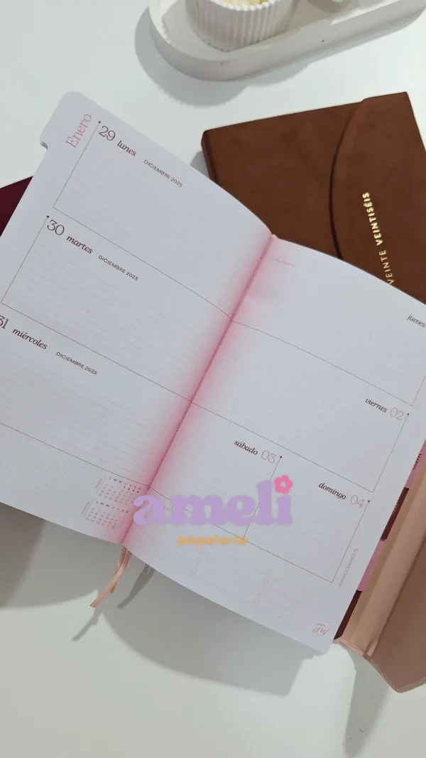 AGENDA PREMIUM CHIC SEMANAL - Imagen 6