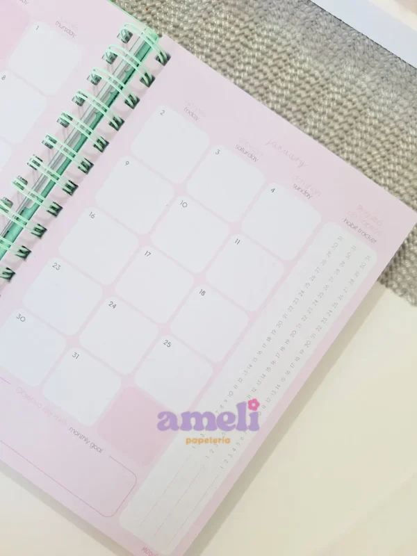 Agenda Gala Mooving semanal con espiral - Imagen 6