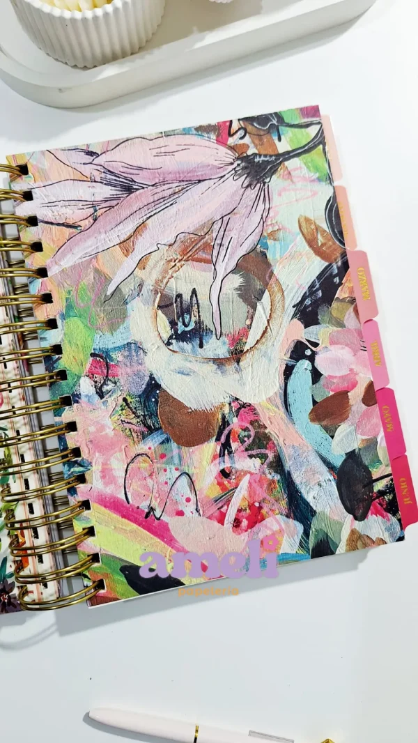 Agenda Mooving 2026 diaria Floral - Imagen 6