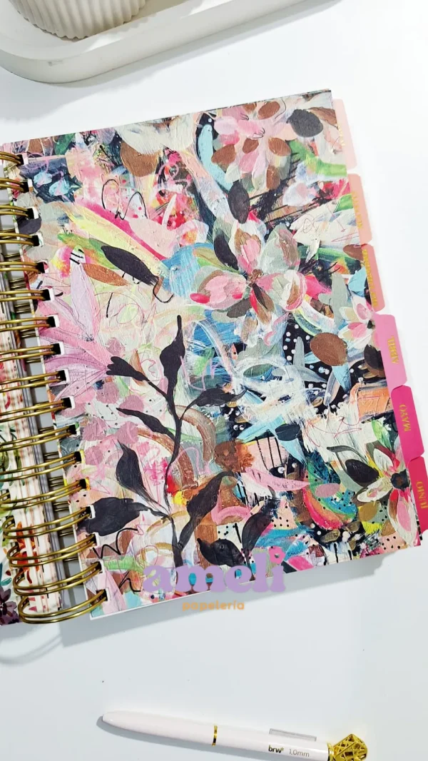 Agenda Mooving 2026 diaria Floral - Imagen 5