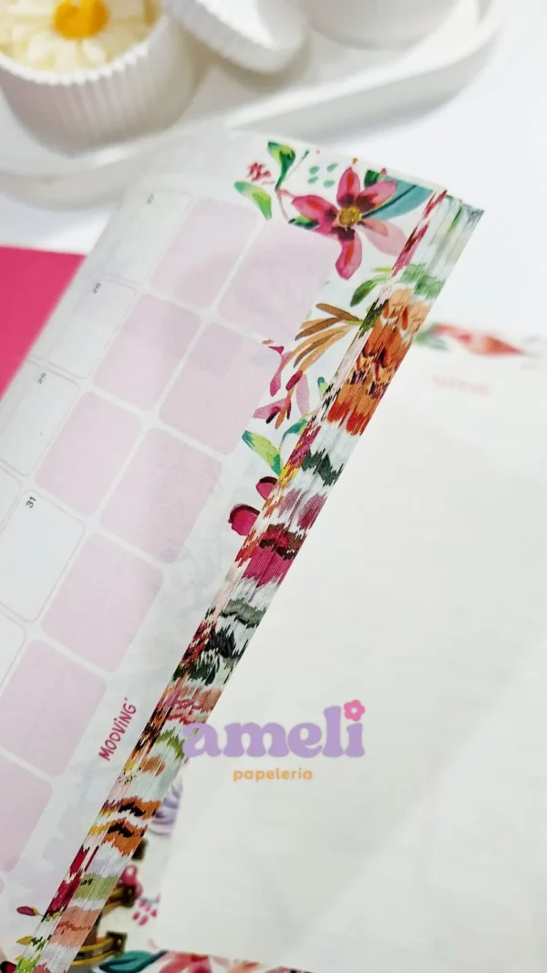 Agenda Mooving 2026 diaria Floral - Imagen 4