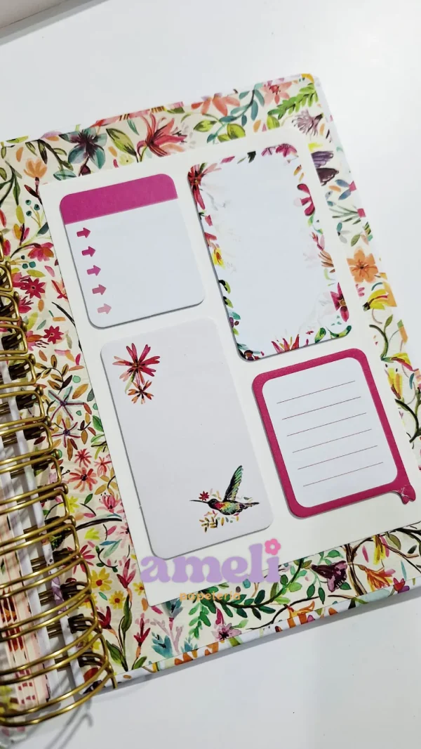 Agenda Mooving 2026 diaria Floral - Imagen 3