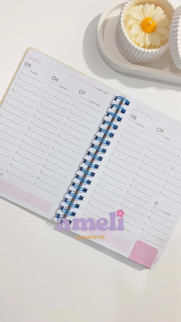 Agenda Mooving 2026 semanal Hope - Imagen 6