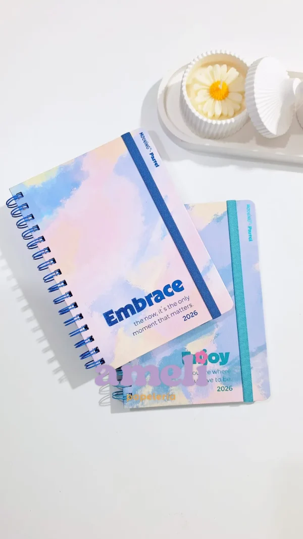 Agenda Mooving 2026 semanal Pastel
