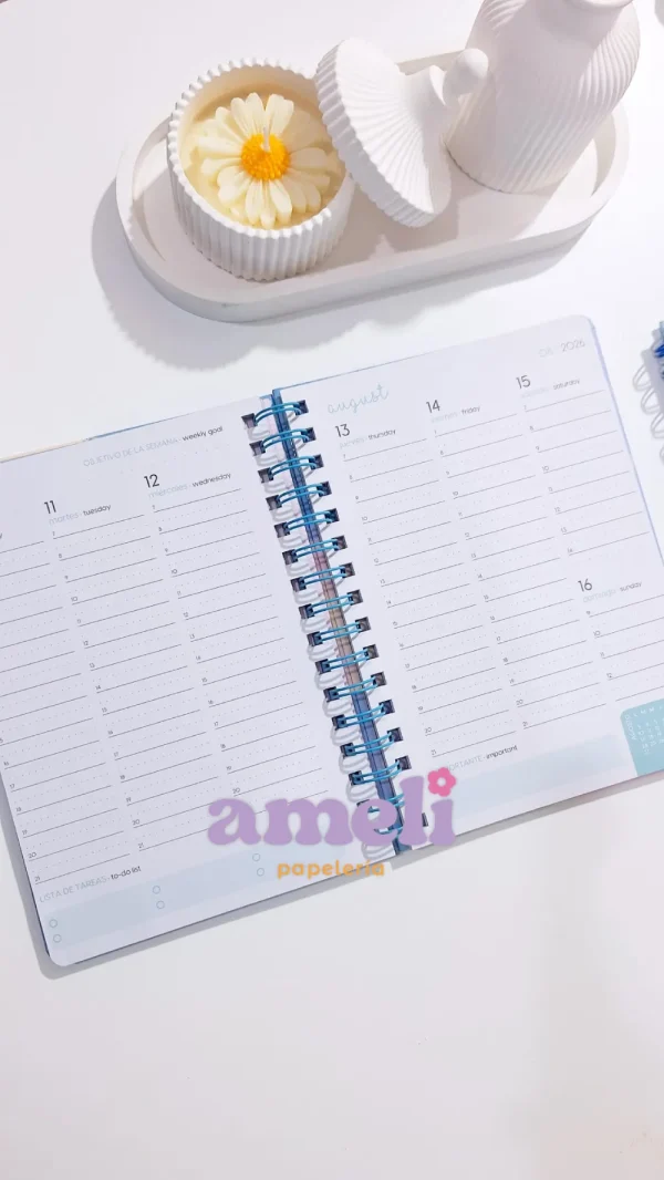 Agenda Mooving 2026 semanal Pastel - Imagen 8