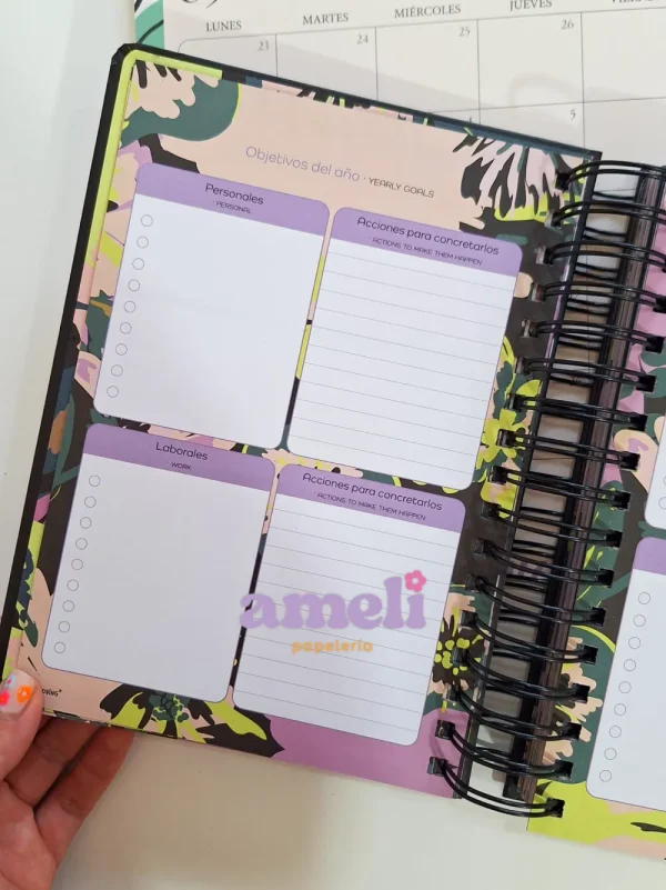 Agenda Mooving diaria Garden  - Imagen 5