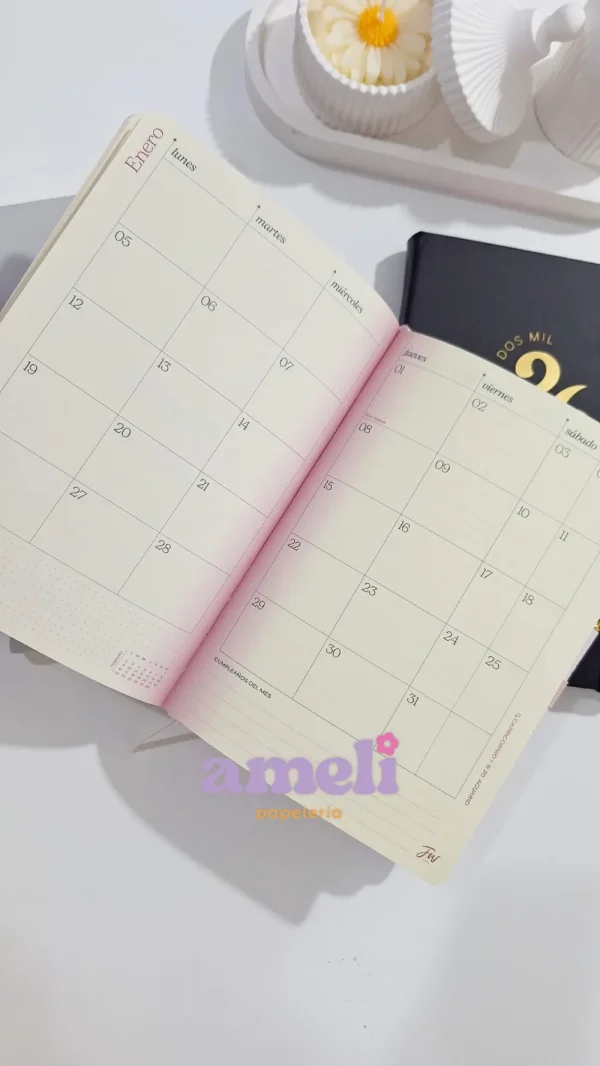 Agenda Mundo Fw 2026 semanal Premium Classic - Imagen 6