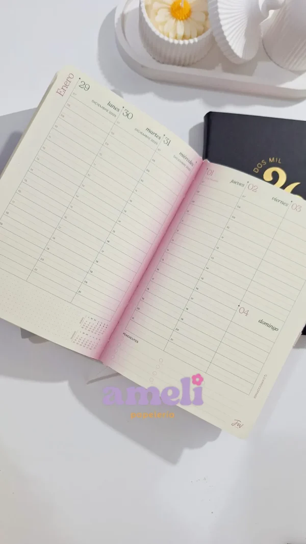 Agenda Mundo Fw 2026 semanal Premium Classic - Imagen 7