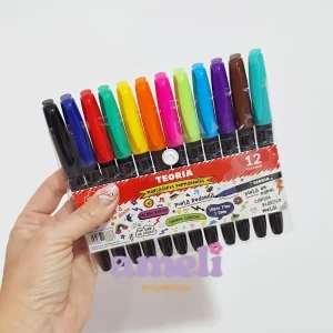 Marcadores permanentes Teoria x 12