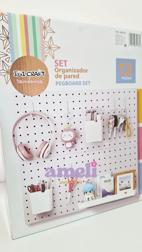 Set organizador de pared, tablero - Imagen 3