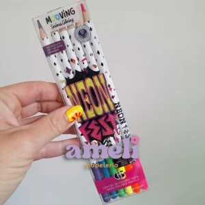 Lápices de colores Mooving Neón