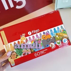 Marcadores punta cónica Filgo x 60