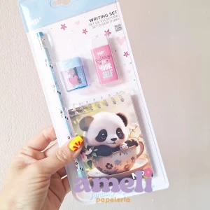 Set de papelería Mp Panda