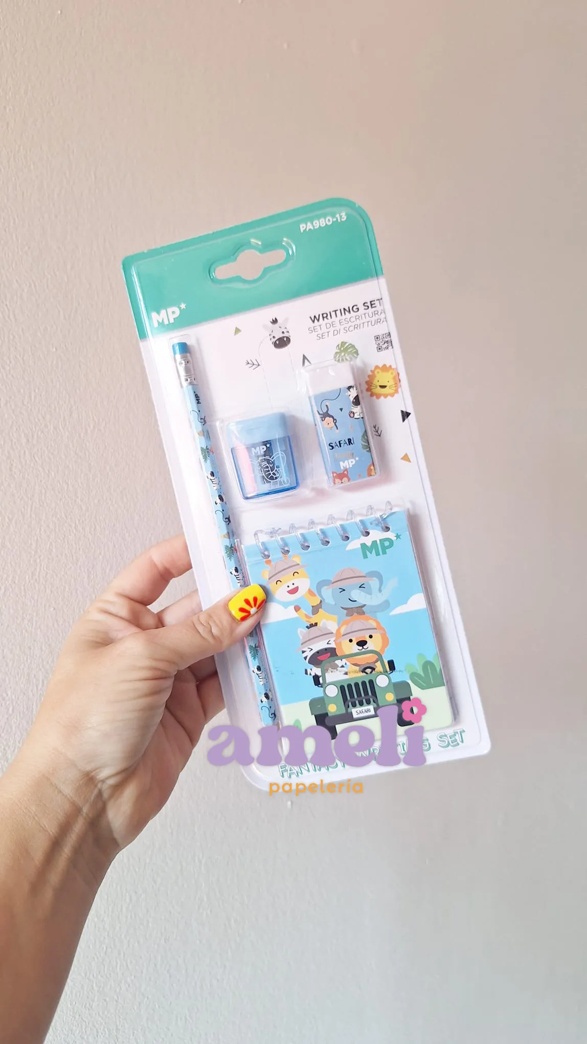 Set de papelería Mp Safari