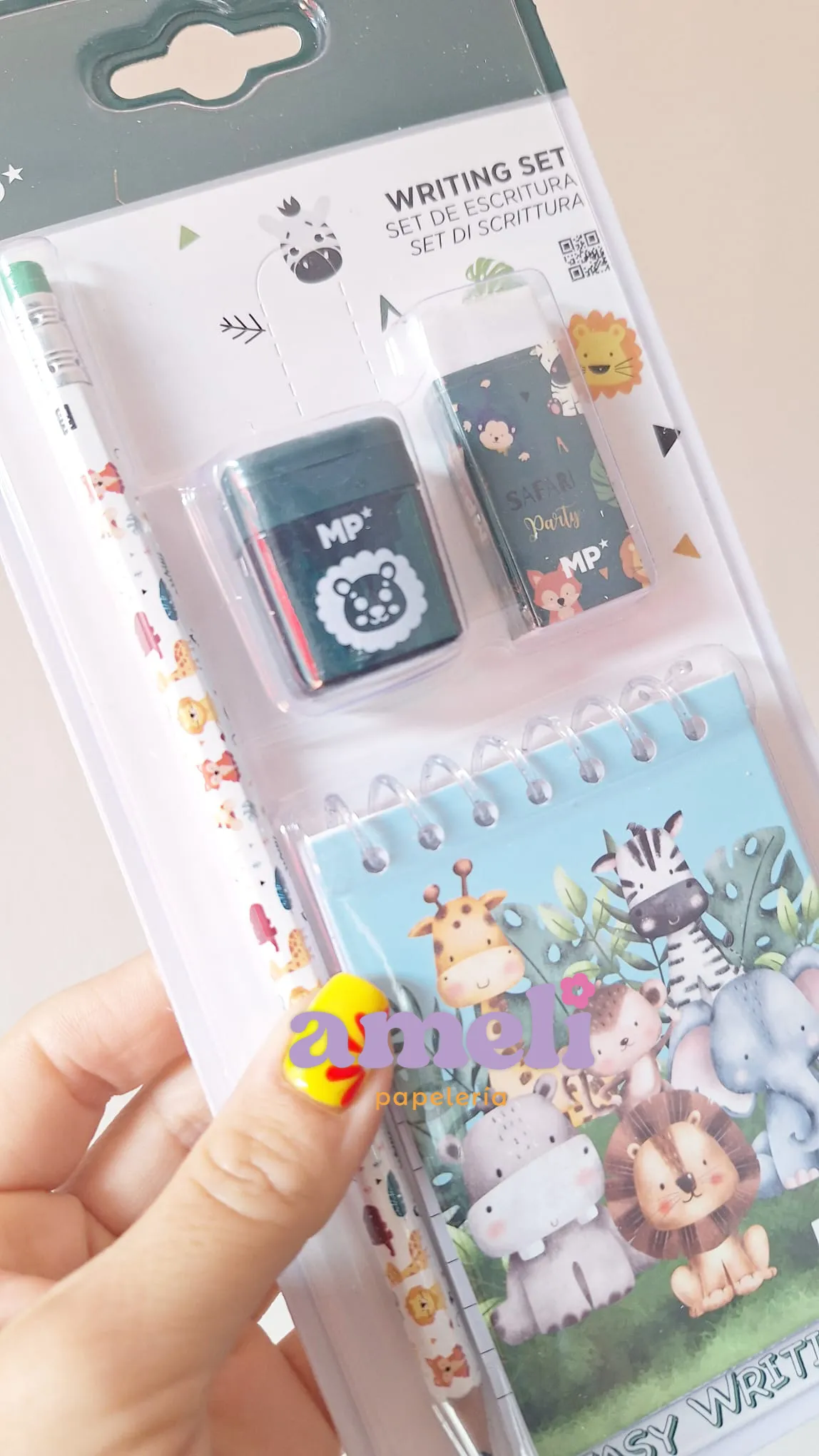 Set de papelería Mp animales - Imagen 2