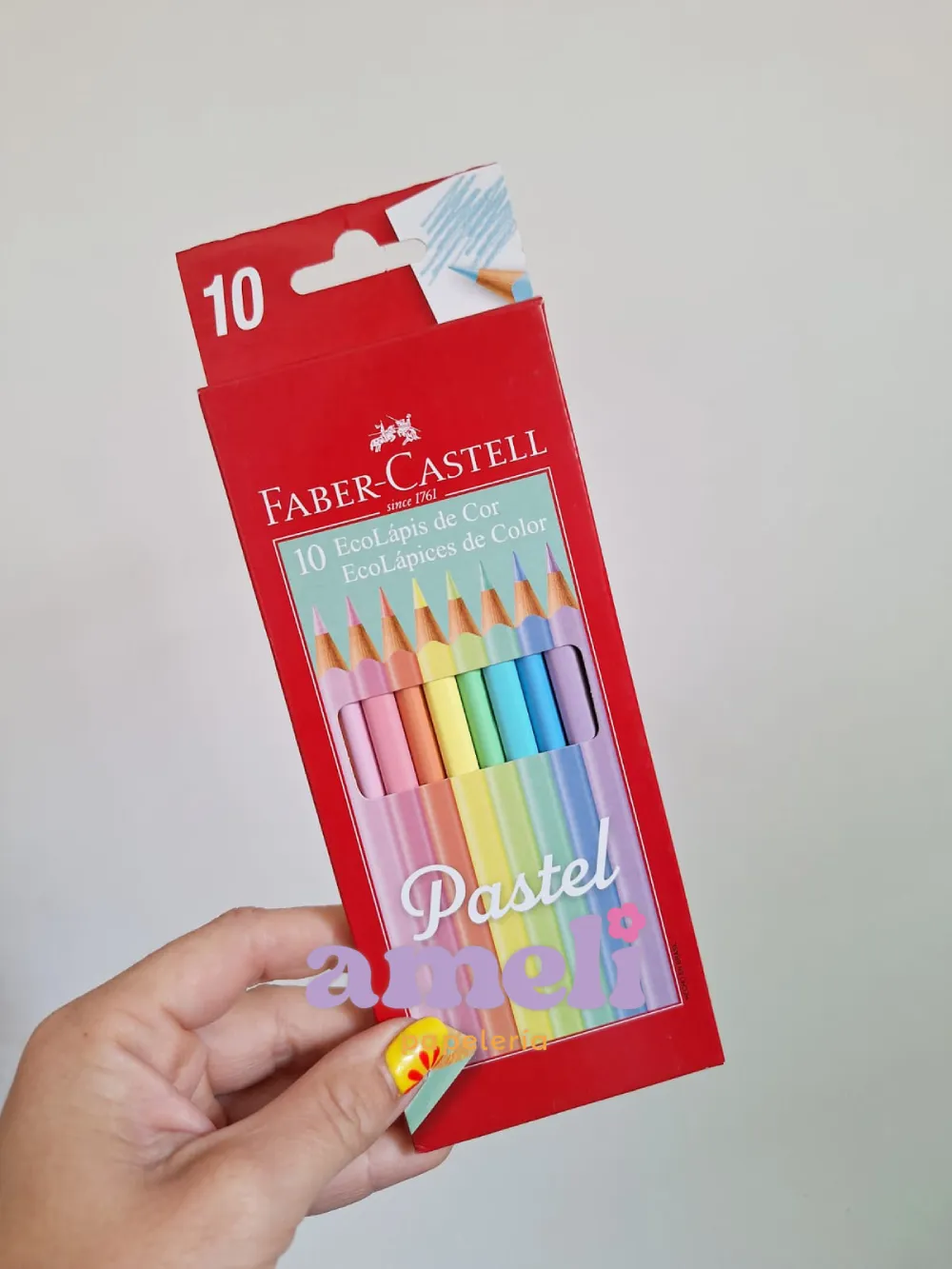 Lápices de Colores Pastel X10 Faber Castell