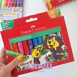 Marcadores Faber Castell x12  Jumbo