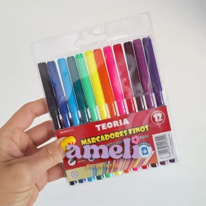 Marcadores Teoria finos x12