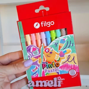 Marcadores finos Filgo pastel x 10
