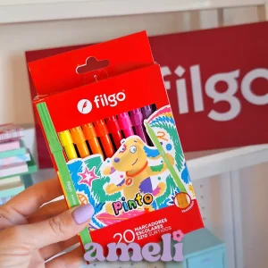 Marcadores finos Filgo x 20