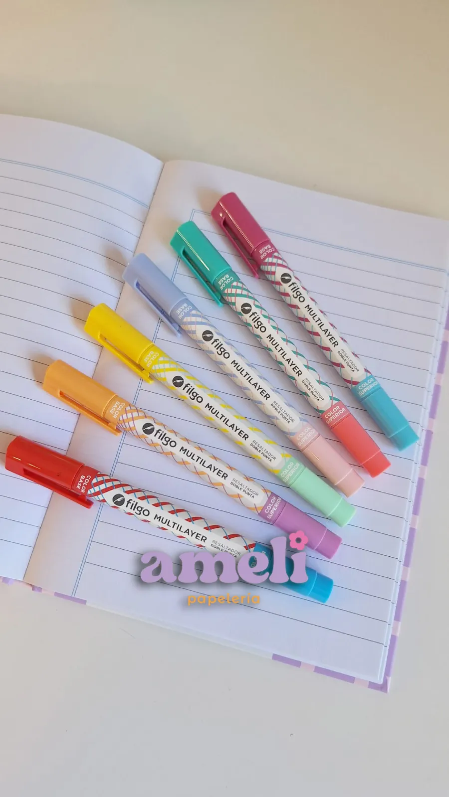 Marcadores superposición de colores Filgo - Imagen 2