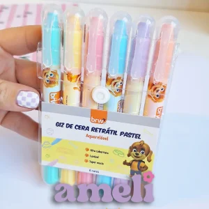 Crayones retráctiles pastel Brw