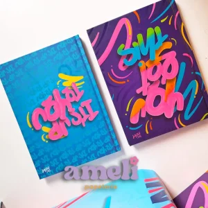 Cuaderno Super tapa dura neón Big pocket