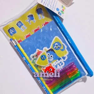 Set papelería Mp monstruitos