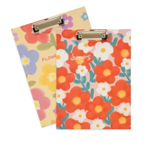 Tabla aprieta papel A4 flores