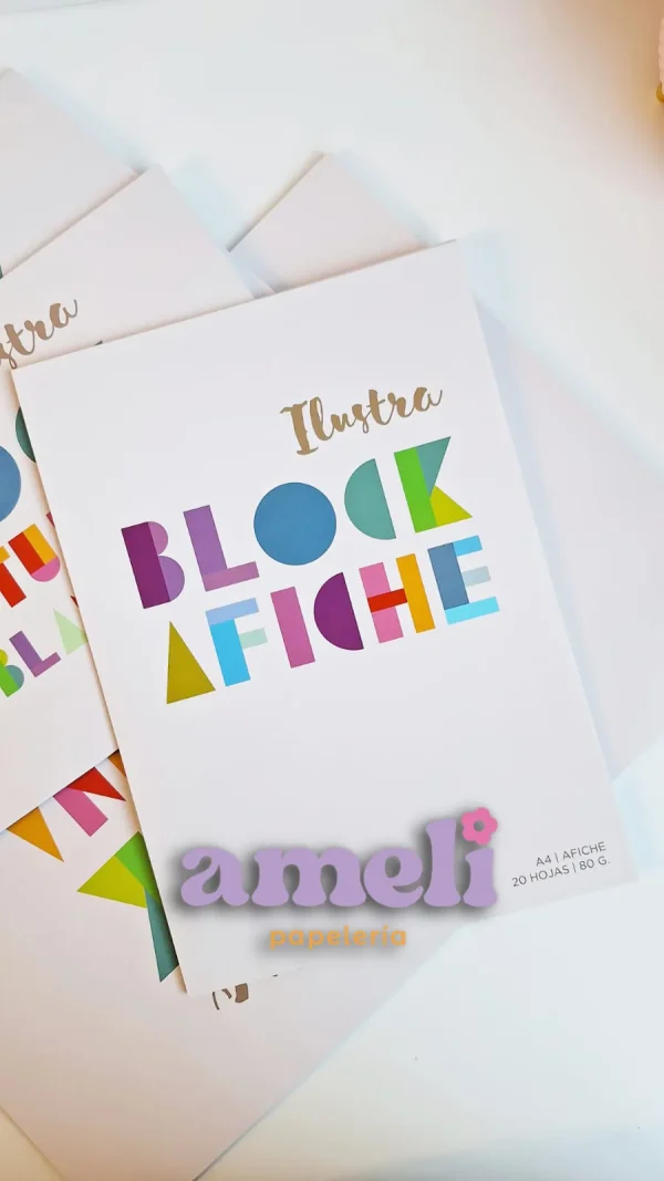 Block afiche A4 – Ameli Papeleria