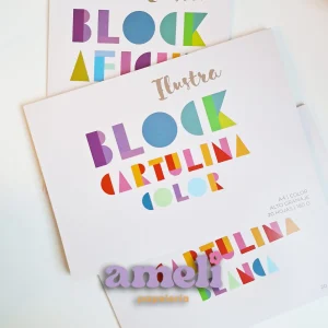 Block cartulina color A4 Ilustra