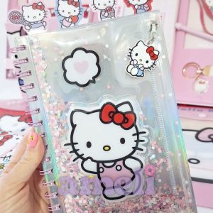 Cuaderno con sobre y separadores Hello Kitty Mooving