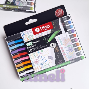 Bolígrafo de pintura al agua Filgo Surtidos x10