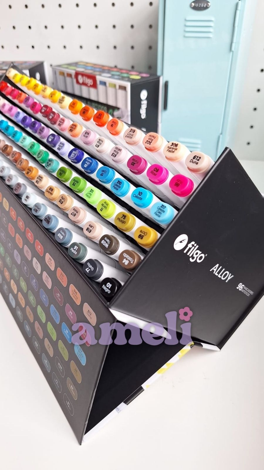 Box Marcadores artísticos doble punta Filgo Alloy Surtidos x96 - Imagen 3