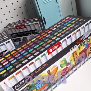 Box Marcadores artísticos doble punta Filgo Alloy Surtidos x96