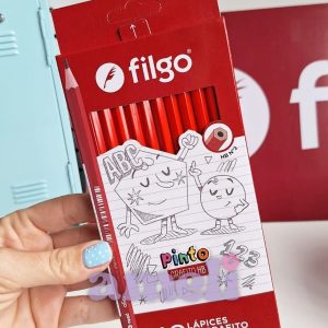 Caja x 12 lápices grafito HB N°2 Filgo