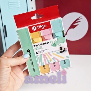 Marcadores Filgo Text Marker x4 Pastel