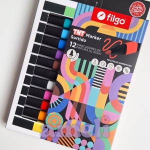 Marcadores de pintura al agua Filgo TNT MARKER Surtido x12