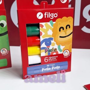 Témpera sólida Filgo clásicas x 6