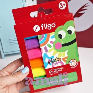 Témpera sólida Filgo flúo x 6