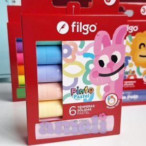 Témpera sólida Filgo Pastel x 6