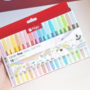 Resaltadores Lighter fine Filgo x18 unidades Pastel