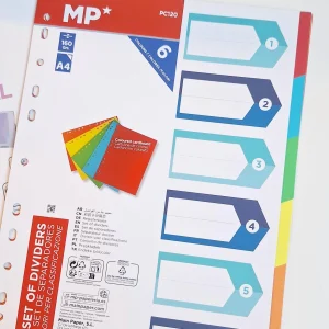 Separadores MP colores intensos x6