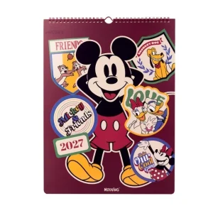 PREVENTA Calendario 2027 Mickey & Friends mensual Mooving